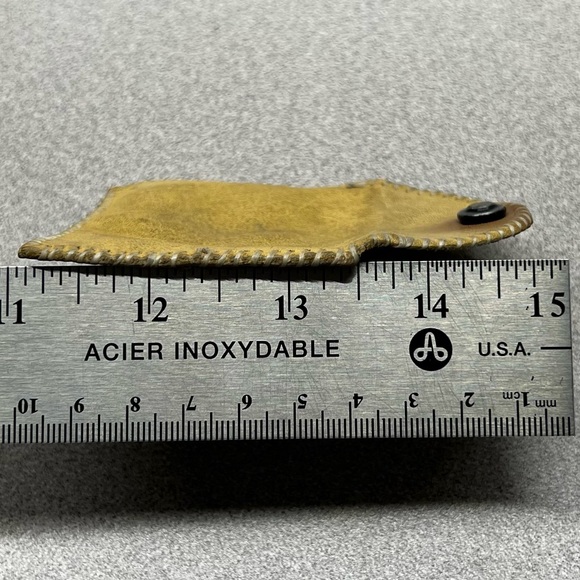 Beaded leather pouch - Picture 5 of 9